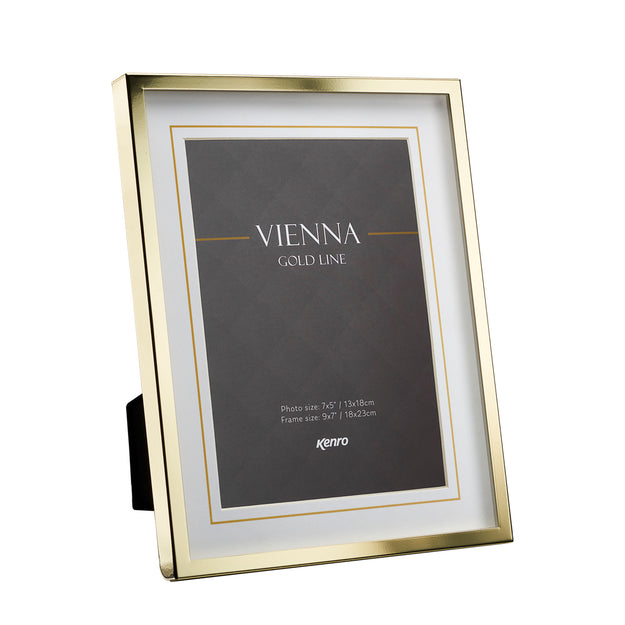 Vienna Gold Line Photo Frames