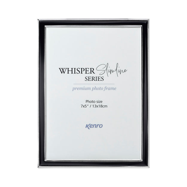 Whisper Slimline Photo Frames (Black)