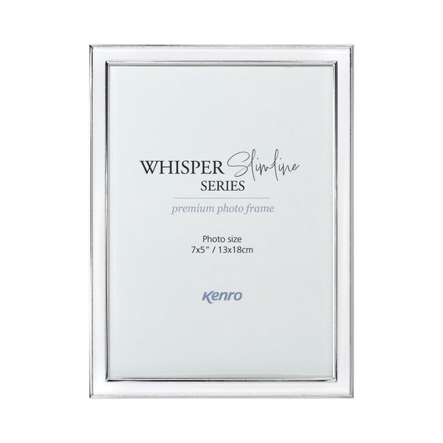 Whisper Slimline Photo Frames (White)